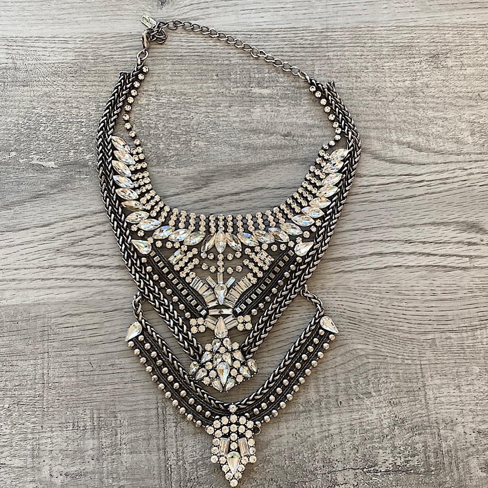 Fake diamond necklace